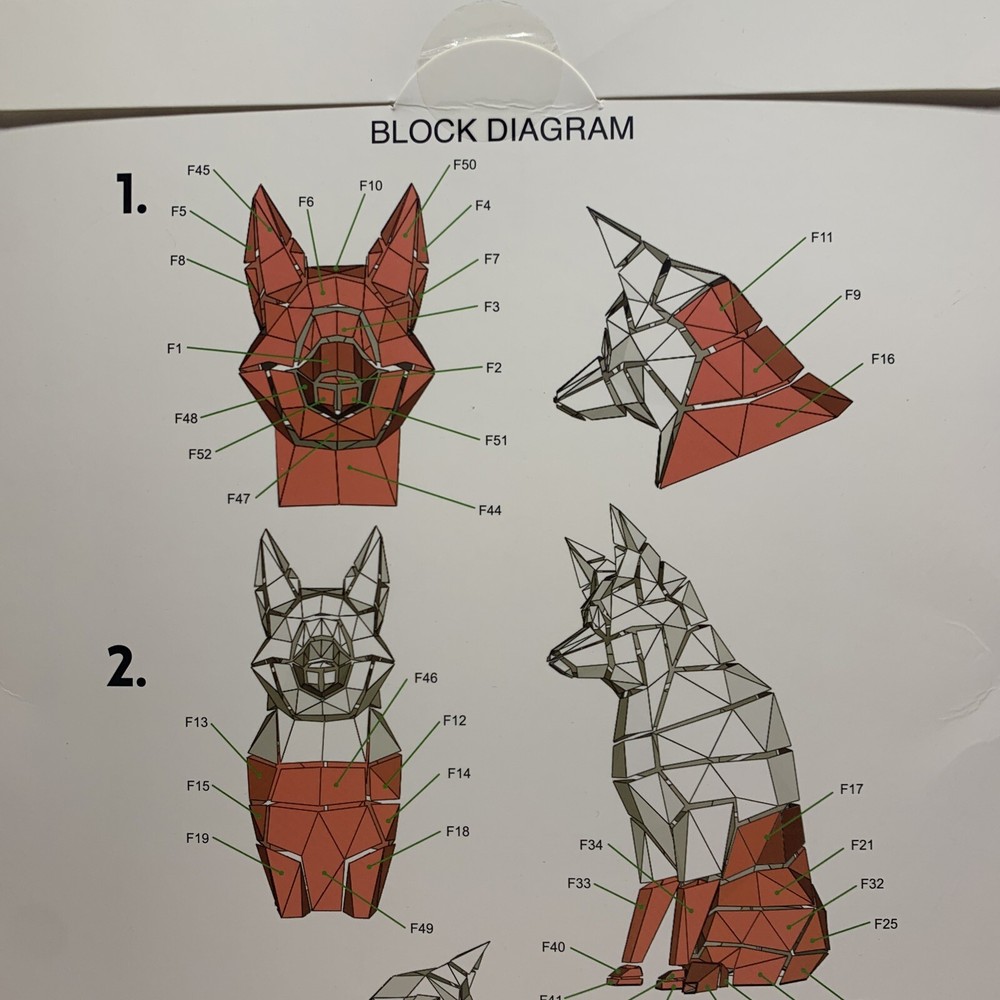3D Papercraft Model-Fox -FOXTOR