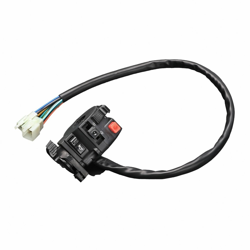 Motorcycle 7/8" Handlebar Switch Horn Turn Signal Headlight Start Control Button