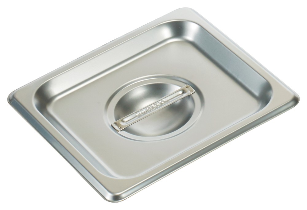 S/S Steam Pan Cover, 1/6 Size, Solid (12 Each)