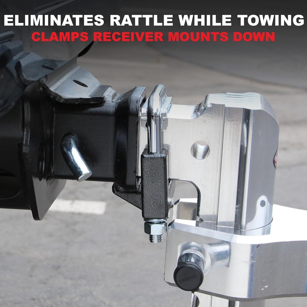 Universal Hollow & Solid Core Anti-Rattle Clamp for 2.5" Hitch