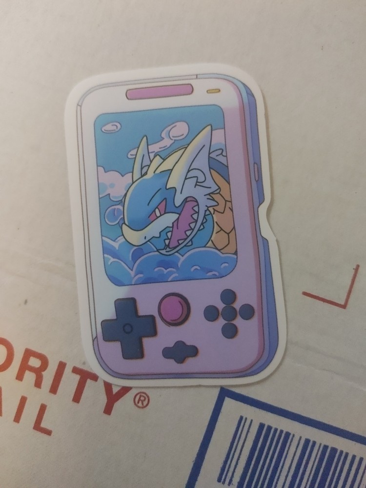 Pokemon Handheld Gaming Console Decal Sticker