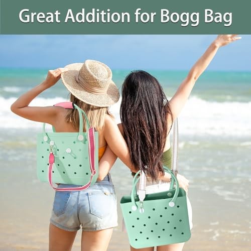 Adjustable Strap for Bogg Bag, Shoulder Straps Bag Accessories White Stripes