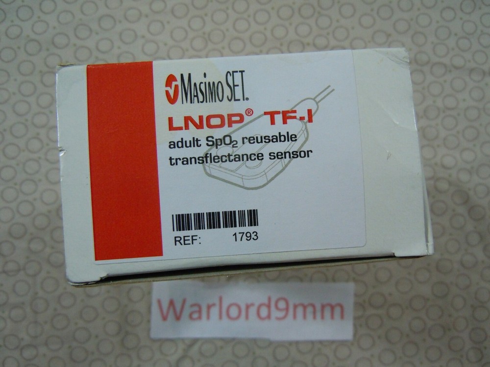 NEW MASIMO LNOP TF-I SPO2 TRANSFLECTANCE SENSOR REF. 1793 - 15783.