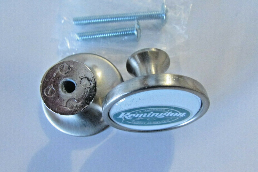 Remington Cabinet Knobs, Remington Logo Cabinet Pulls / kitchen knobs