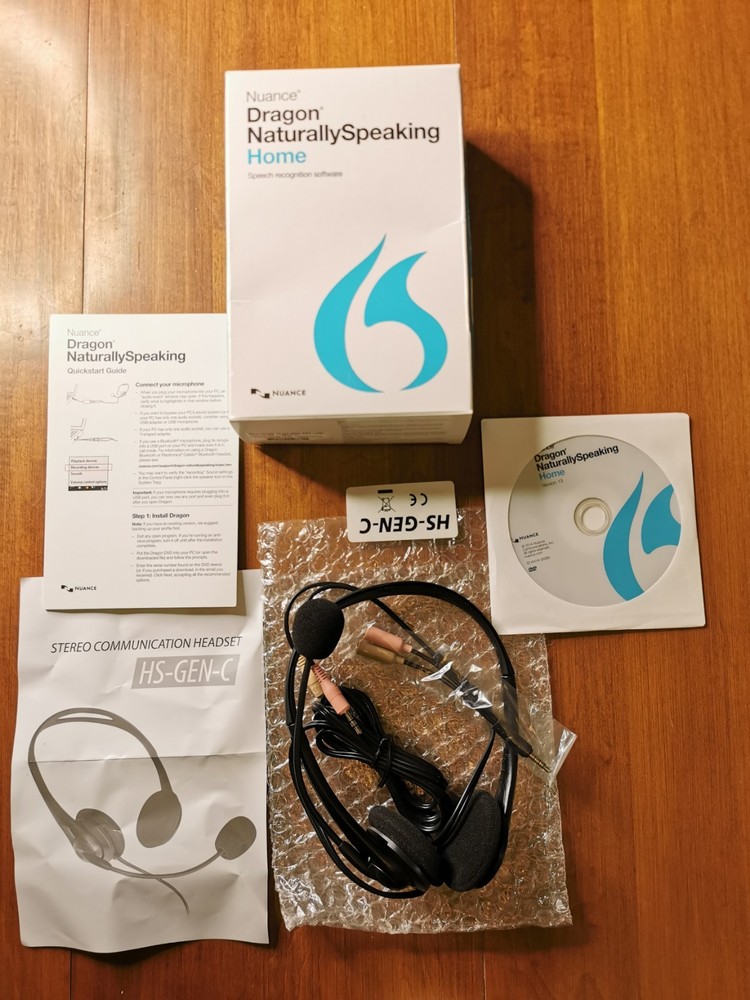 Nuance Dragon Naturally Speaking Home 13 Speech Recognition Software