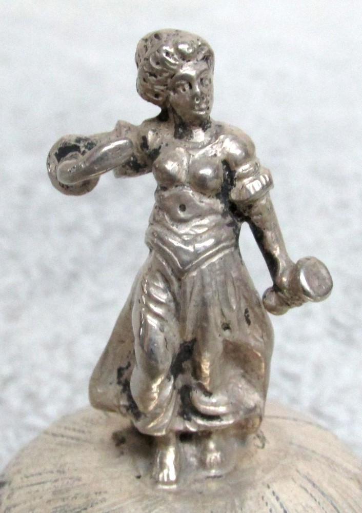 ORIGINAL 19th CENTURY GERMAN SILVER DINNER BELL