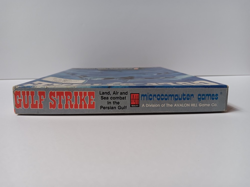 Commodore 64/128 Gulf Strike Computer Game Software Tested/Works Avalon Hill