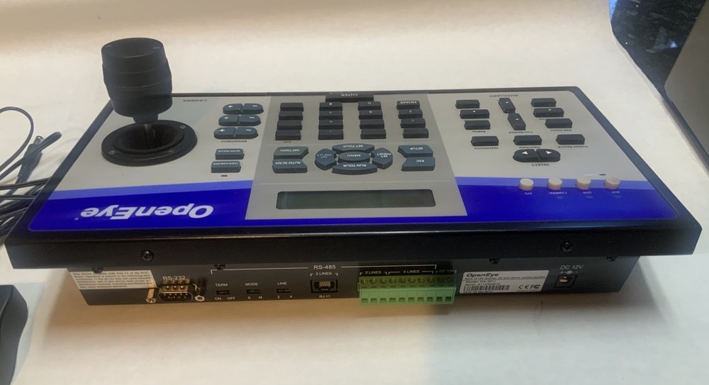OpenEye CA-501J Optix PT2 Joystick Keyboard PTZ Dome Camera Controller