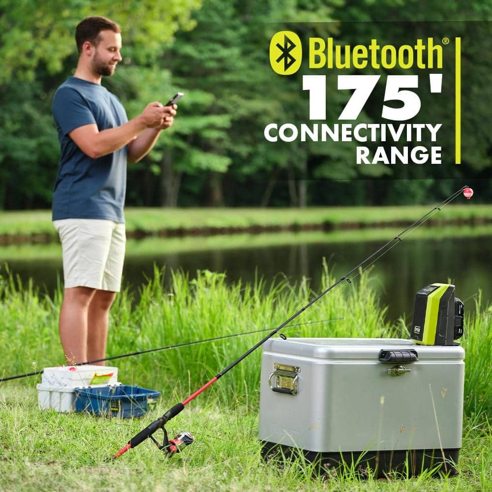 RYOBI ONE+ 18V Cordless Compact Radio with Bluetooth (Tool Only)
