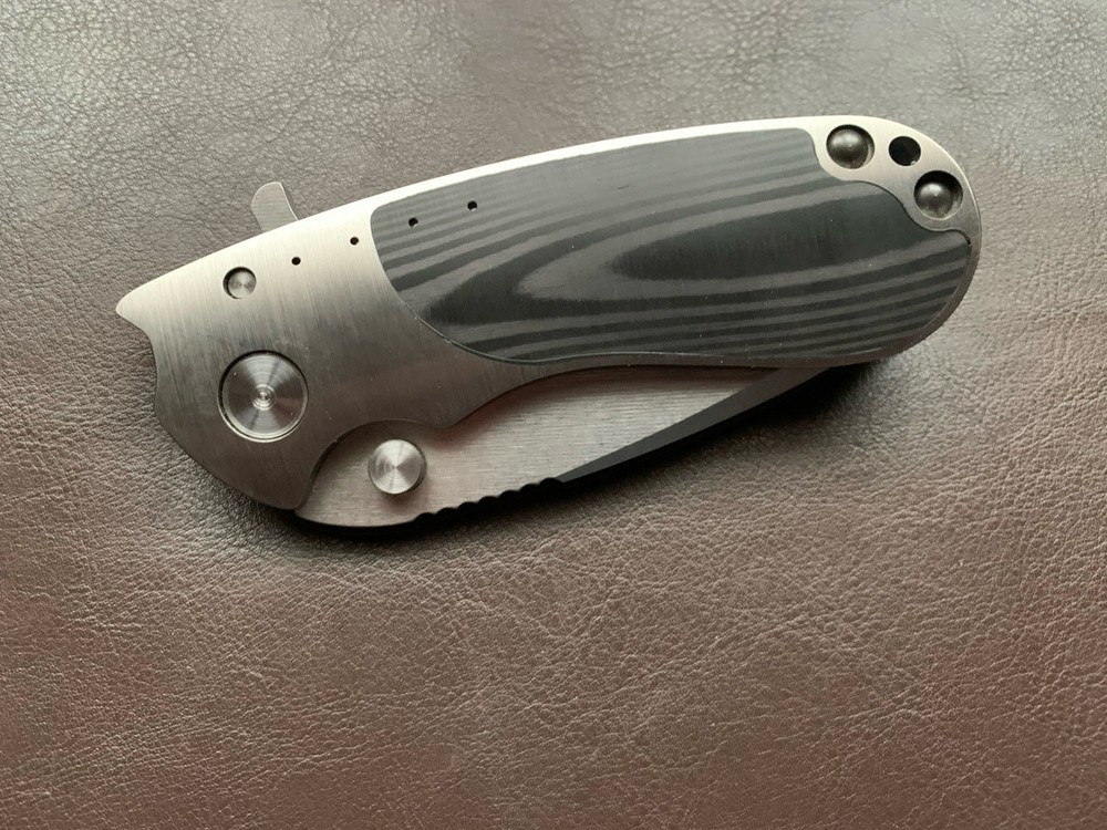 DIREWARE – S-96, Titanium Framelock w Unidirectional CF inserts, M390 Blade
