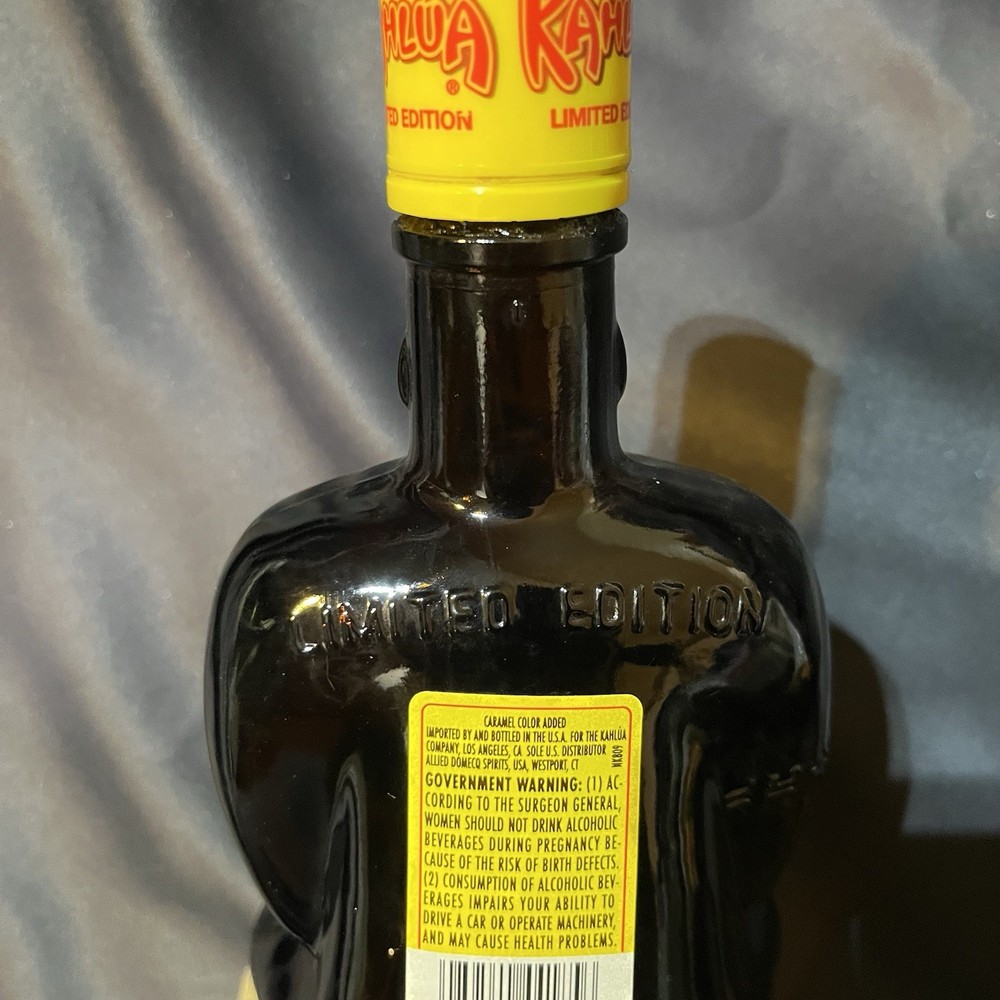 Vintage Kahlua Limited Edition 750ml Bongo Player Bottle