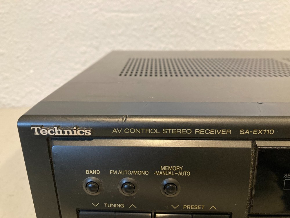Technics SA-EX110 Stereo AV Receiver Integrated Amplifier 80 Wpc