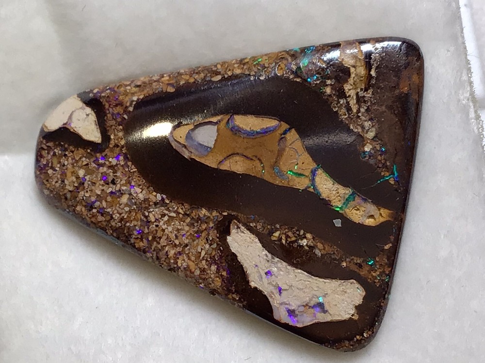 All Natural Solid Australian Boulder Opal, 11.60 carats, double sided