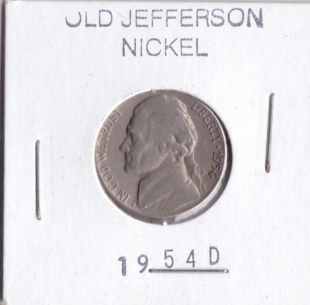1954-D Jefferson Nickel