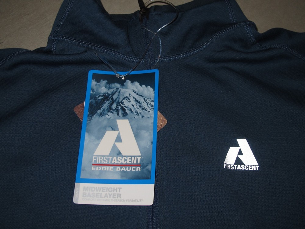 NWT Eddie Bauer First Ascent Midweight Baselayer Size Tall Large