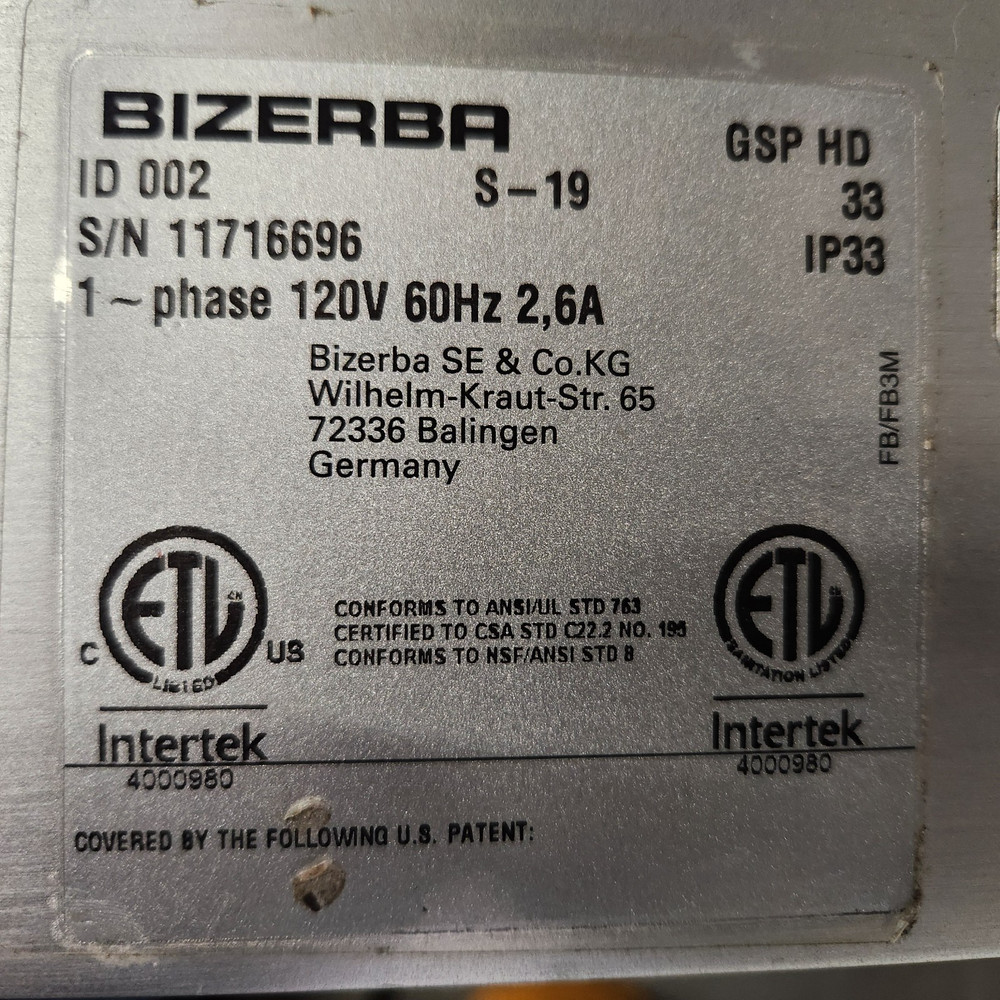Bizerba GSP HD 33 Blade Guard Ring w/Deflector
