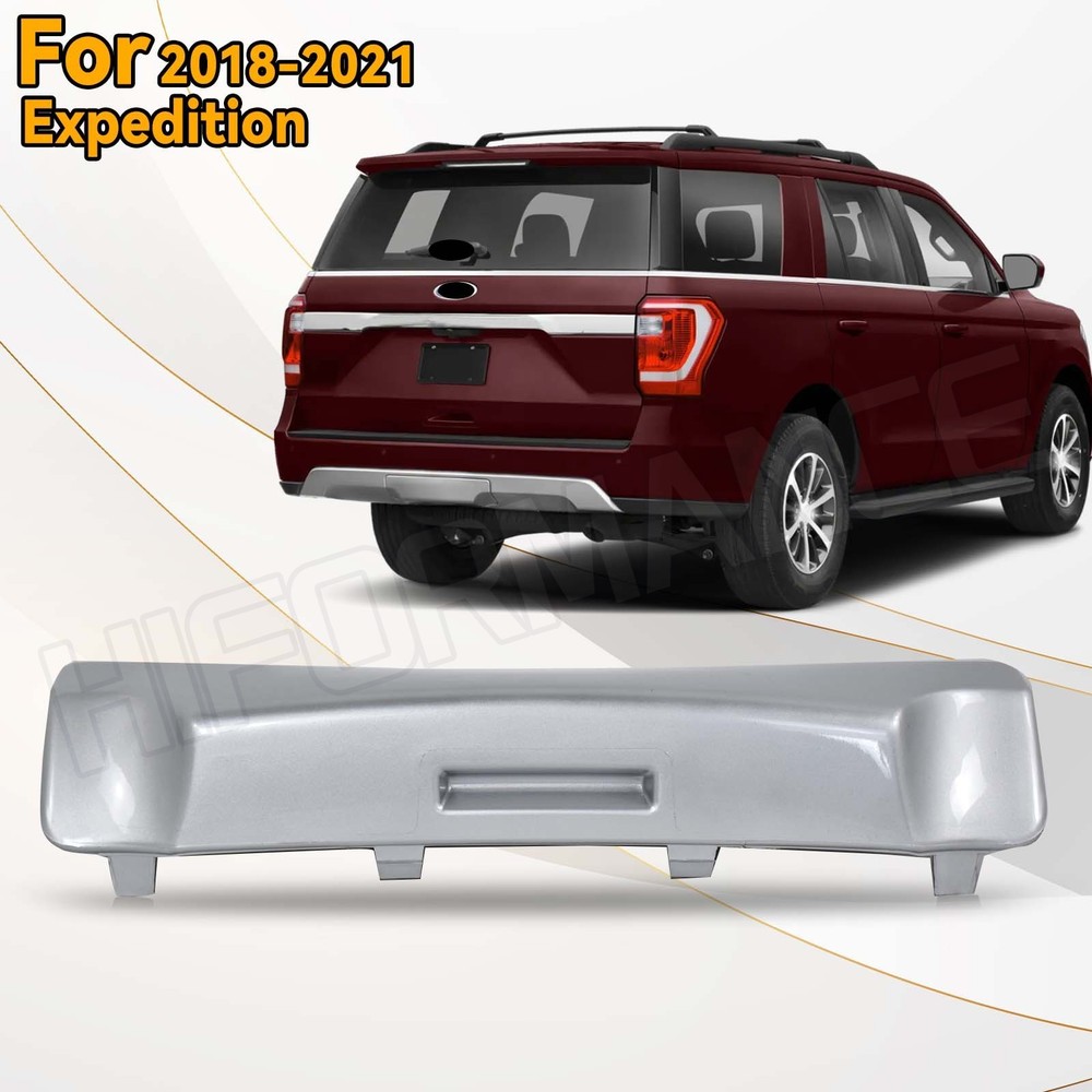 Painted Silver Rear Trailer Hitch Panel Cover For Ford Expedition 2018-2021