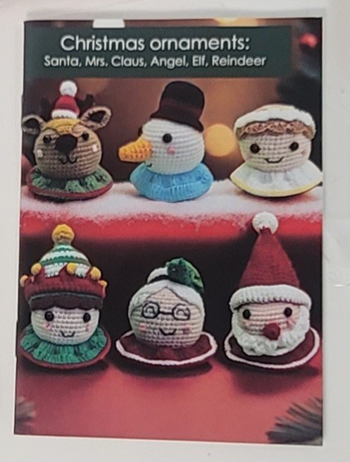 6 Pcs(Christmas)Crochet Kit for Beginners with Step-by-Step Video Tutorials