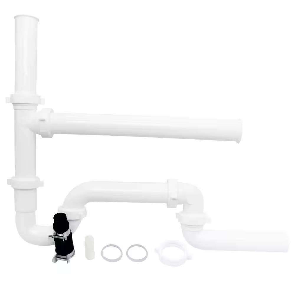 Garbage Disposal Installation Kit in White