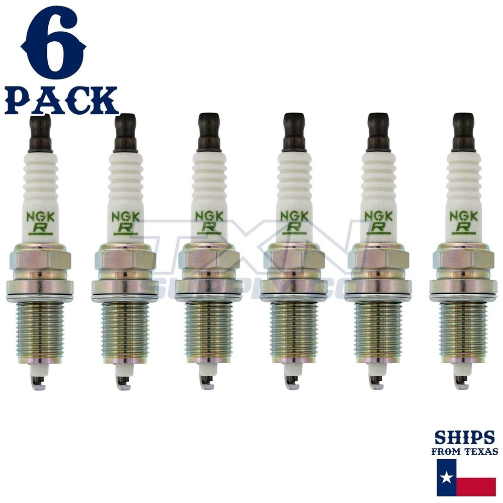 6 Pack NGK V-Power Spark Plugs 1998-2002 for Honda Accord 3.0L V6