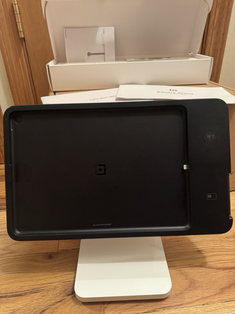 Square Retail Stand Black