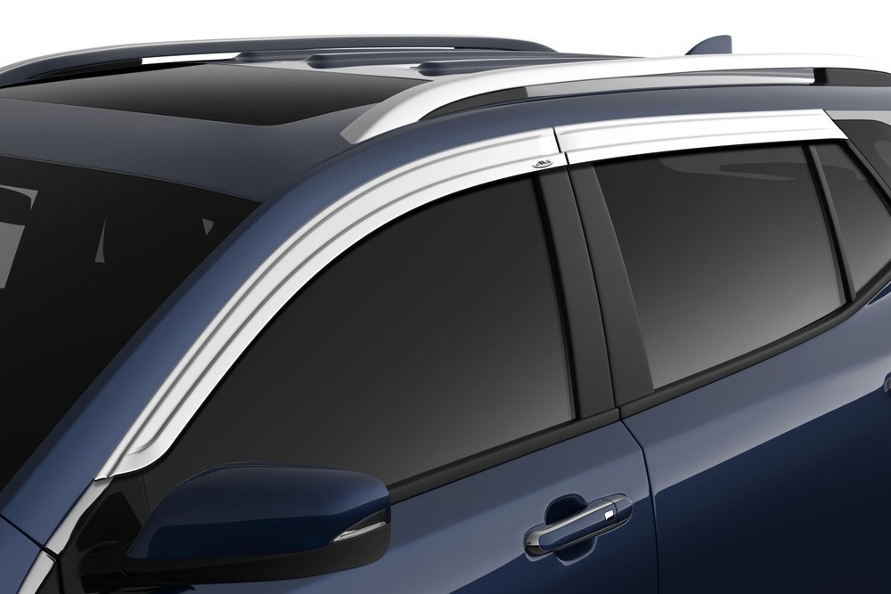 Husky Liners 2884059 Low Profile Ventvisor Deflector - Smoke w/ Chrome Trim, 4PC