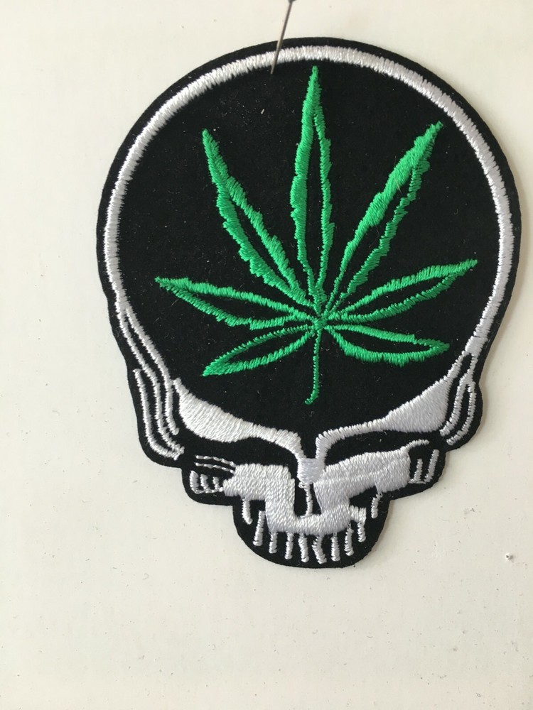 STEELERS WITH LEAF. GRATEFUL DEAD PATCH