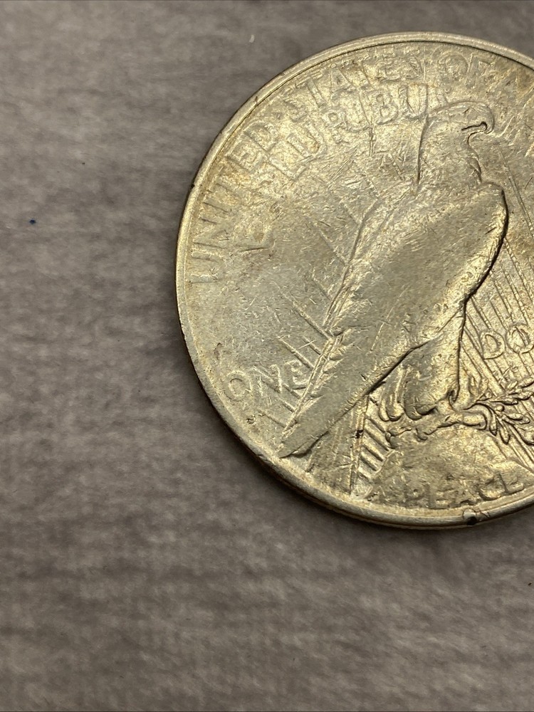 1926 S Peace Dollar 90% Silver Cleaned Circulated