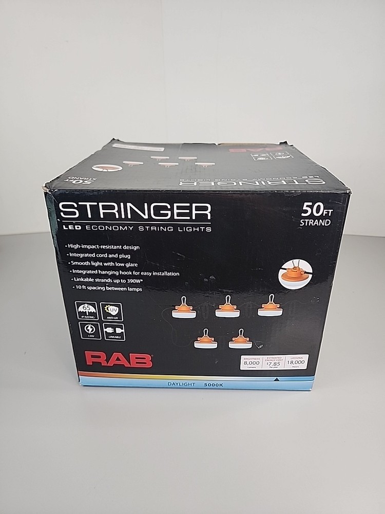 RAB Stringer led String Lights 50ft