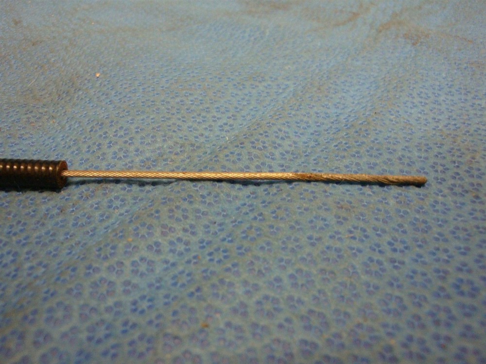 T Handle PULL Cable 60" 5 FT Choke Control Cable Universal CHROME Non Lock Braid