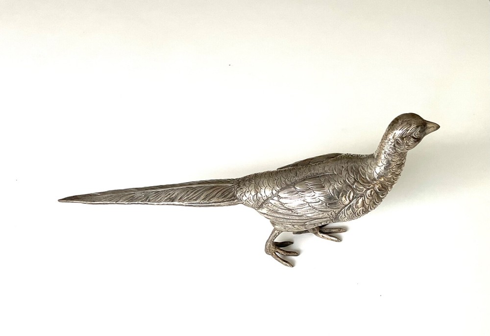 Antique German solid 830 silver Bird Animal Figure