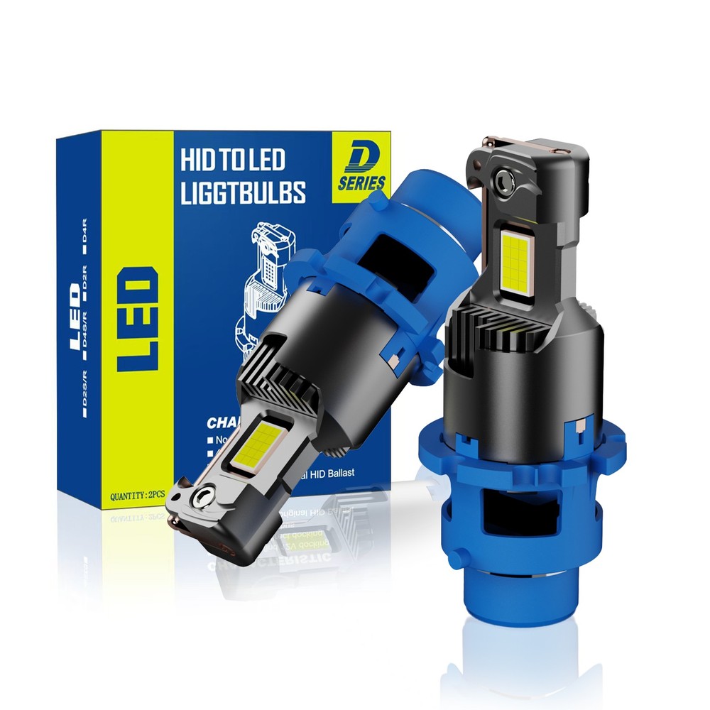 2X D4S D4R LED Headlight Bulb Replace HID Xenon Super White 6500K Conversion Kit