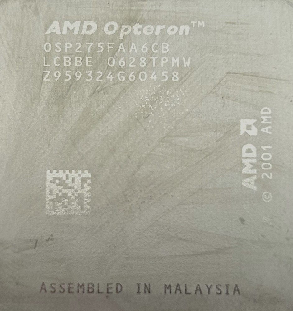 AMD 0SP275FAA6CB AMD OPTERON 275 DUAL CORE 2.20GHZ | Server | Processor