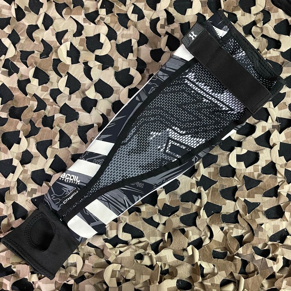 NEW HK Army Crash Elbow Pads - Black/White - Small/Medium