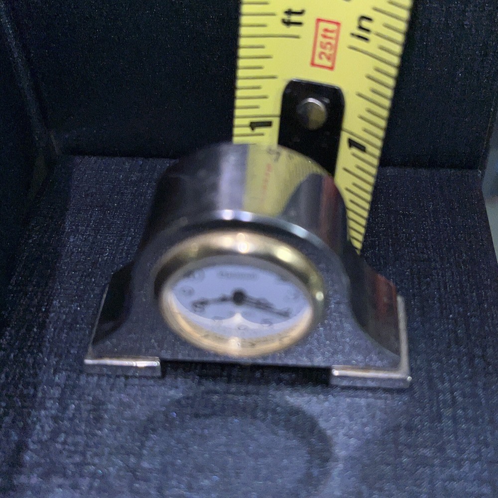 Platinum Miniatures Collection Clock Gold Tone