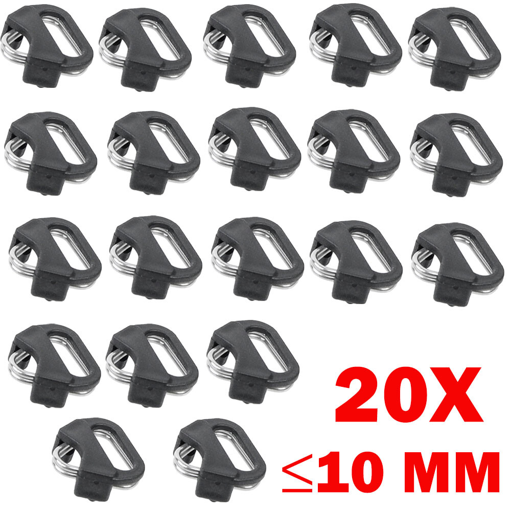 20Pc Camera Strap Triangle Split Ring Adapter + Cap For Fuji Lecia Nikon Canon