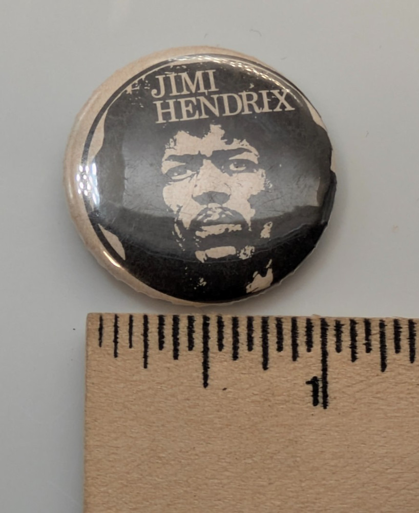 JIMI HENDRIX Badge Button Pin
