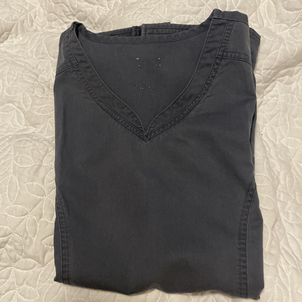 CHEROKEE Professional Workwear Scrub Set Grey Top and Pants Size Medium