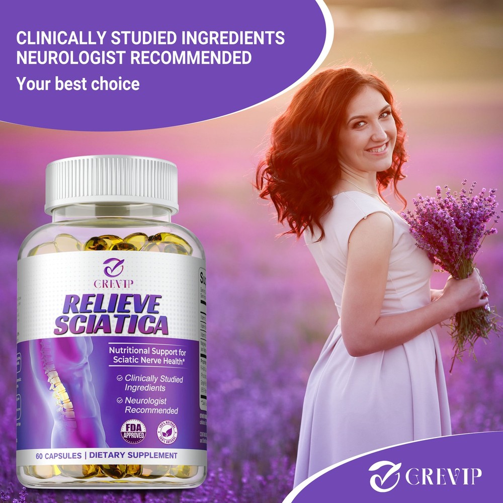 Relieve Sciatica Capsules - Hip Joint Sciatica Pain Relief & Inflammatory