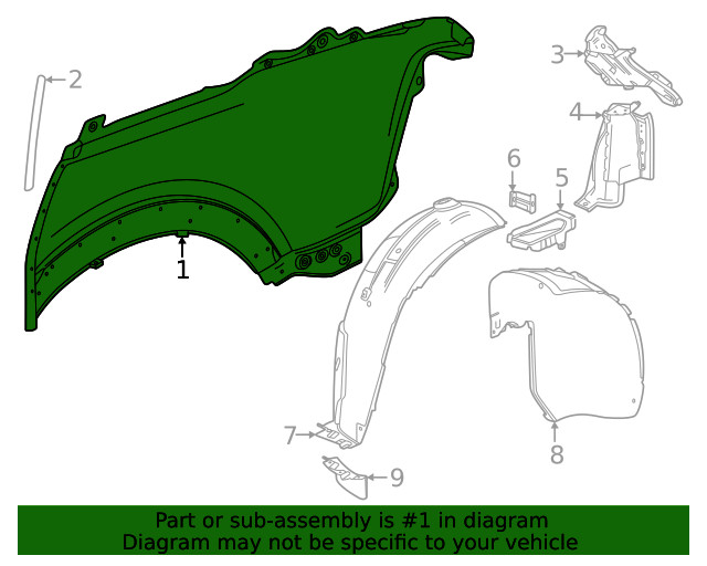 Genuine GM F Panel 85866241