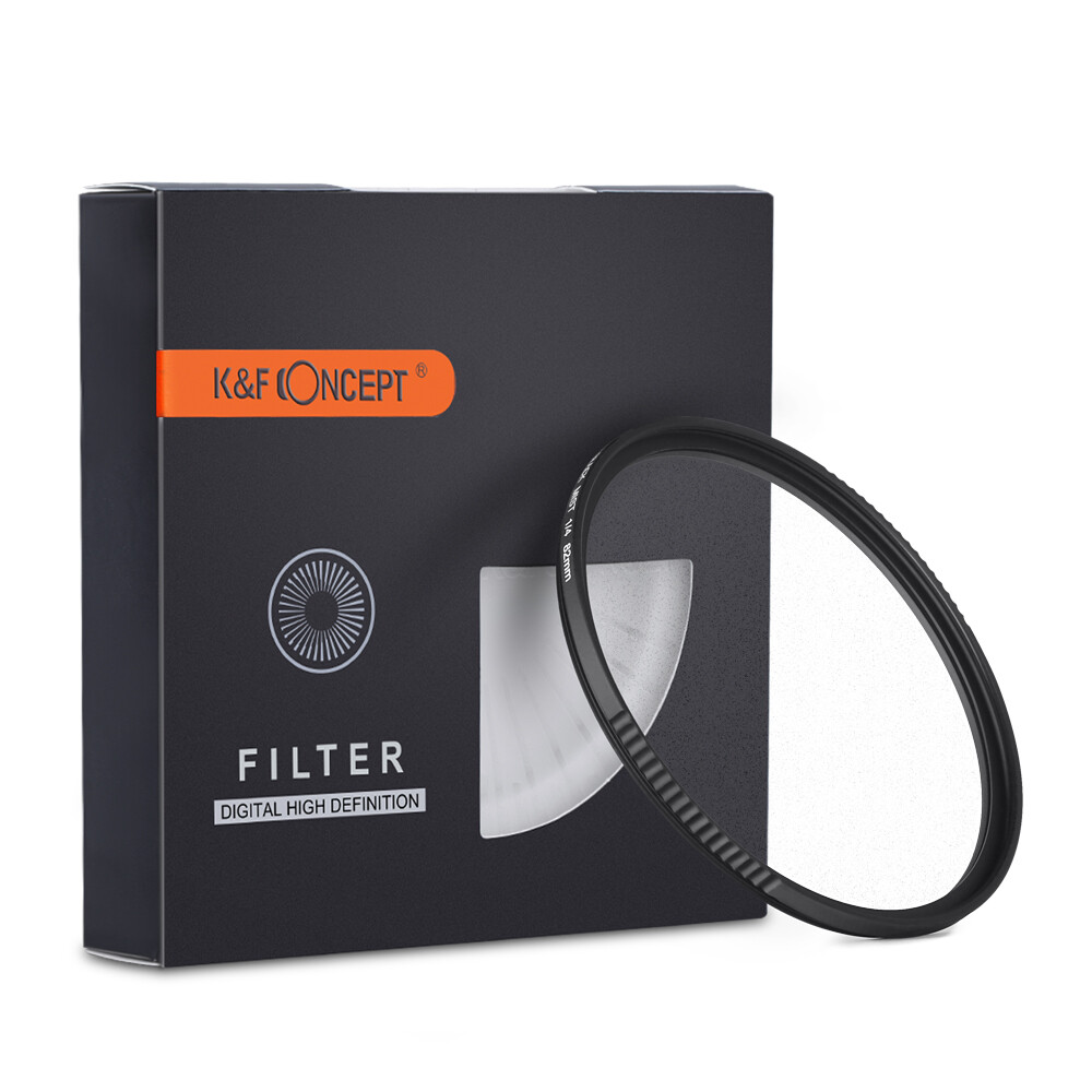 K&F Concept 72mm Filter Ring Black Pro Mist 1/4 Filter Multi Coated