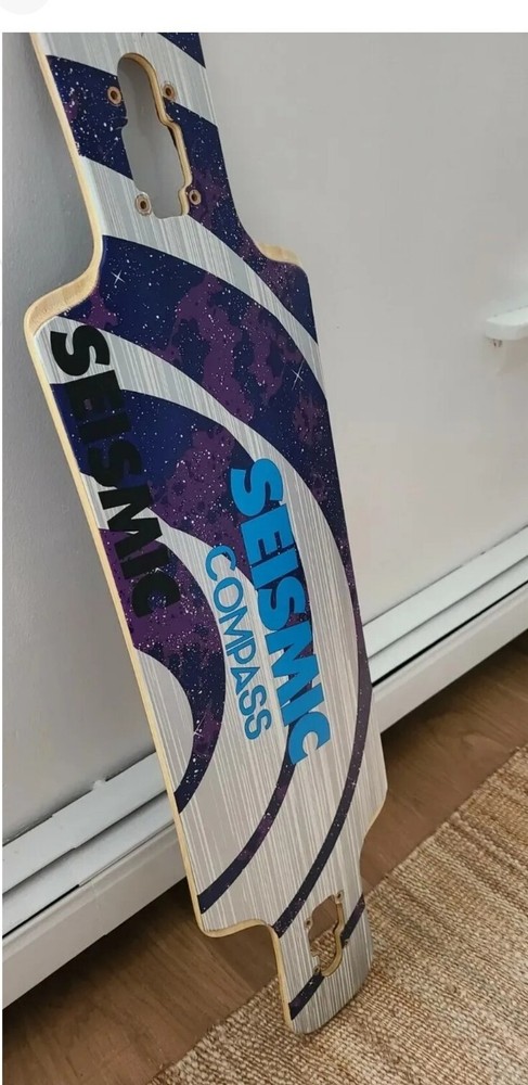 New SEISMIC COMPASS LONGBOARD Deck Only....😎