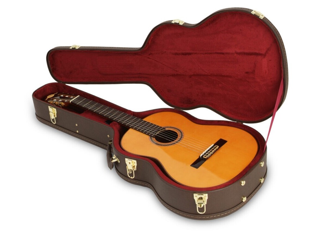 Small-Body/Classical Acoustic Guitar Hard-Shell Case (Brown)