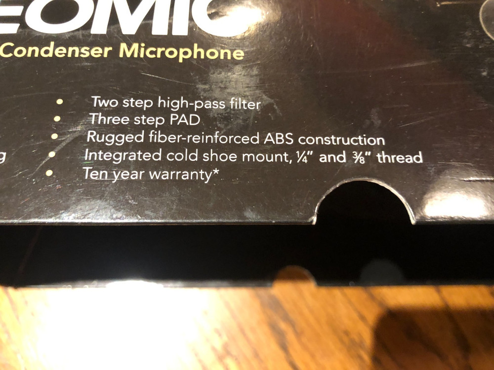 Rode videomic directional video condenser microphone