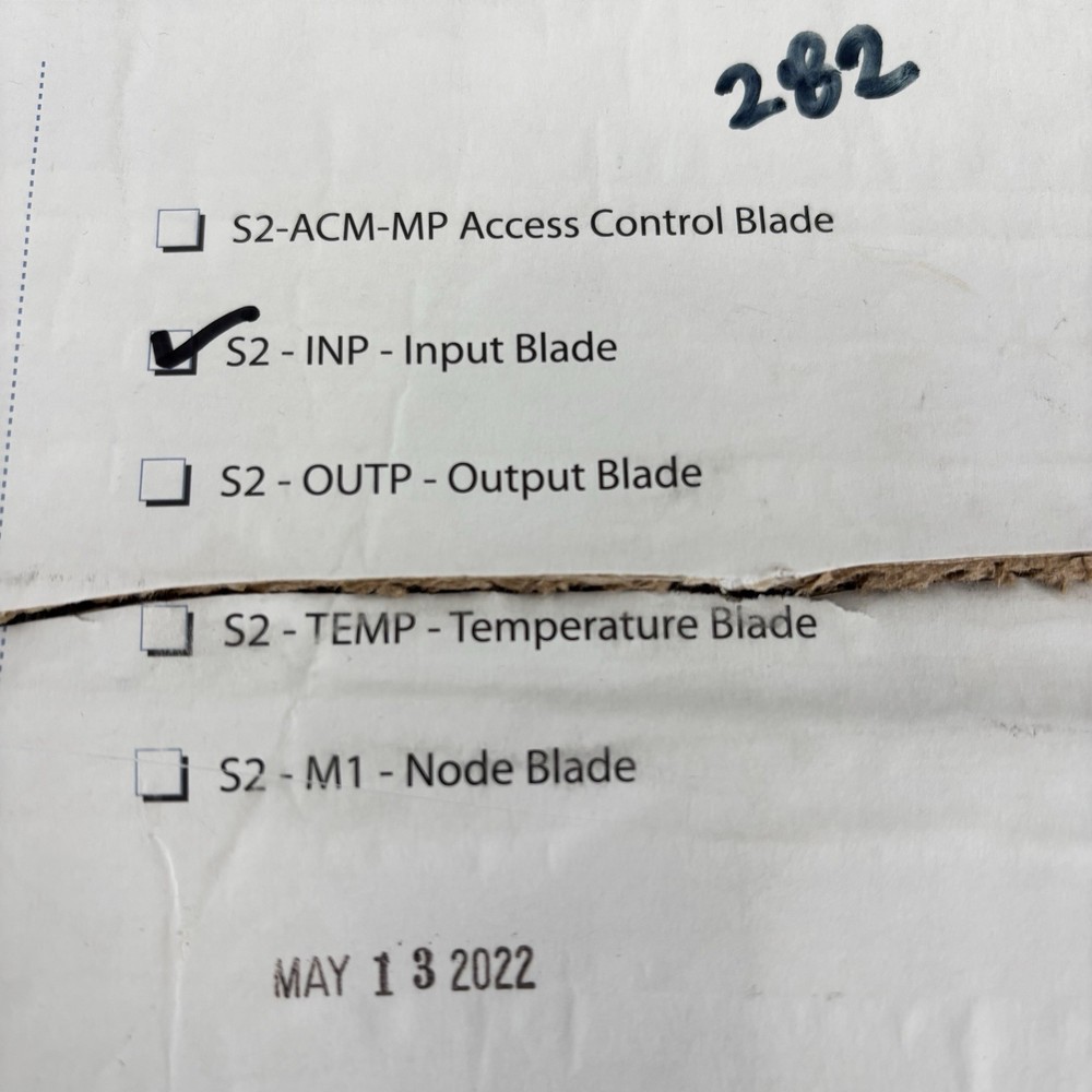 NEW Lenel S2 INP Input Blade S2-INP - Open Box
