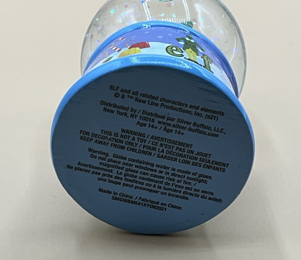 A Very Rare ELF small mini snow globe