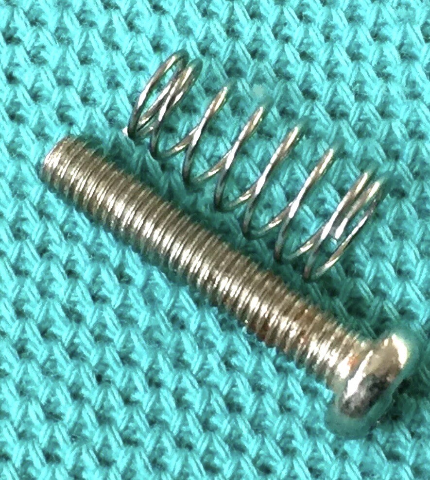 Fender Squier Stratocaster Electric Guitar String Saddle Mounting Screw & Spring