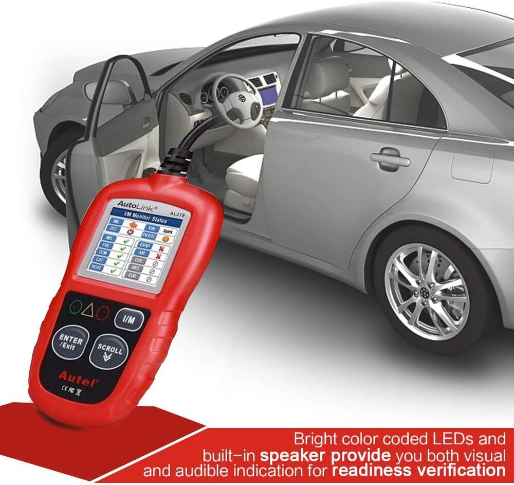 Autel Autolink AL319 OBD2 Scanner Code Reader Check Engine Fault Car Diagnostic