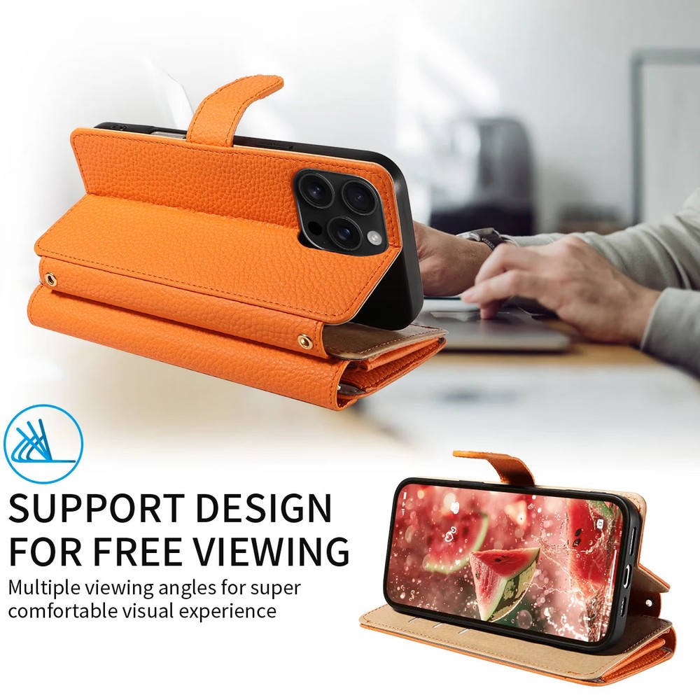 Color: Khaki, Bundle: Case & Strap, Material: Artificial Leather, Compatibility