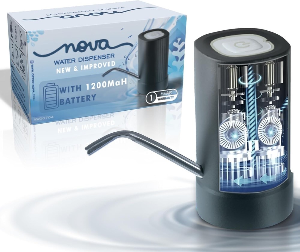 Compact GetSetNova Water Jug Dispenser - Safe, Efficient, & User-Friendly Design